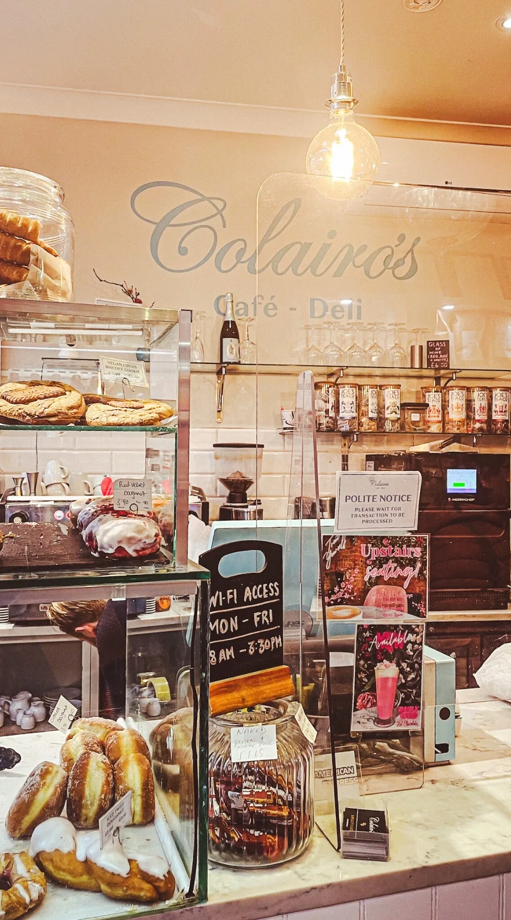Colairo's Crystal Palace, London's Secret Floral Cafe Deli review - hidden coffee shops in london westow hill