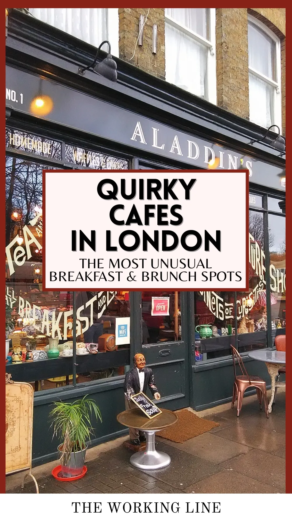 best quirky cafes in london food guide - unusual coffee shops in london breakfast spots 