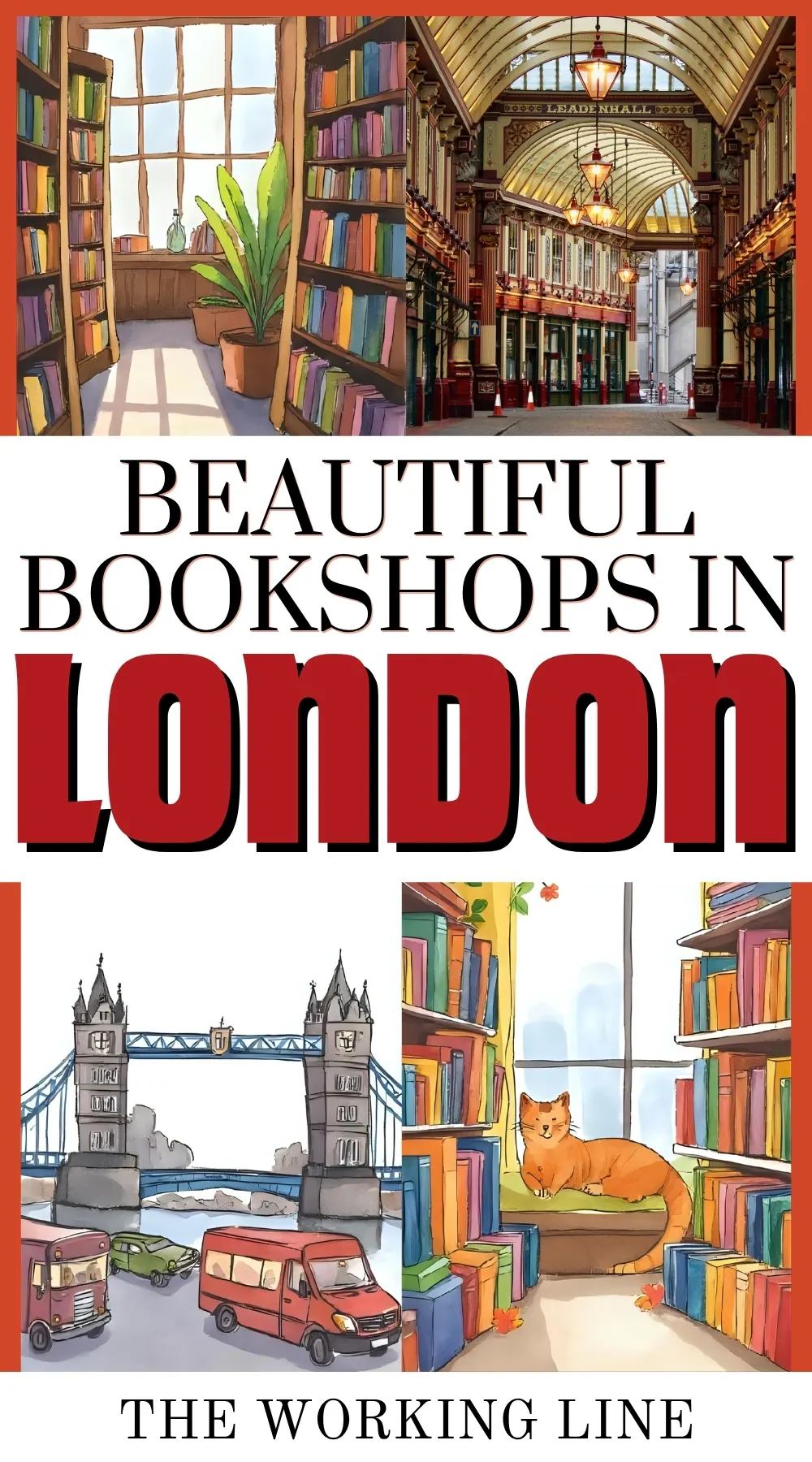 most beautiful bookshops in london - best bookshops in london - prettiest bookshops in london - most instagrammable bookshops in london travel guide
