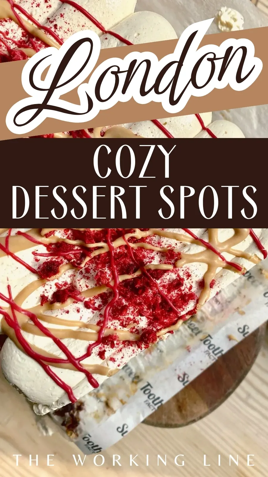 best desserts in london travel guide - best cakes in london - best pastries in london food guide bakeries and cafes - must eat places in london trip planning - unique coffee shops in london