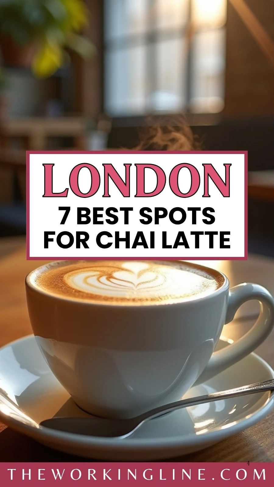 best cafes in london chai latte - best coffee shops in london - best places to have breakfast in london travel guide hidden food gems