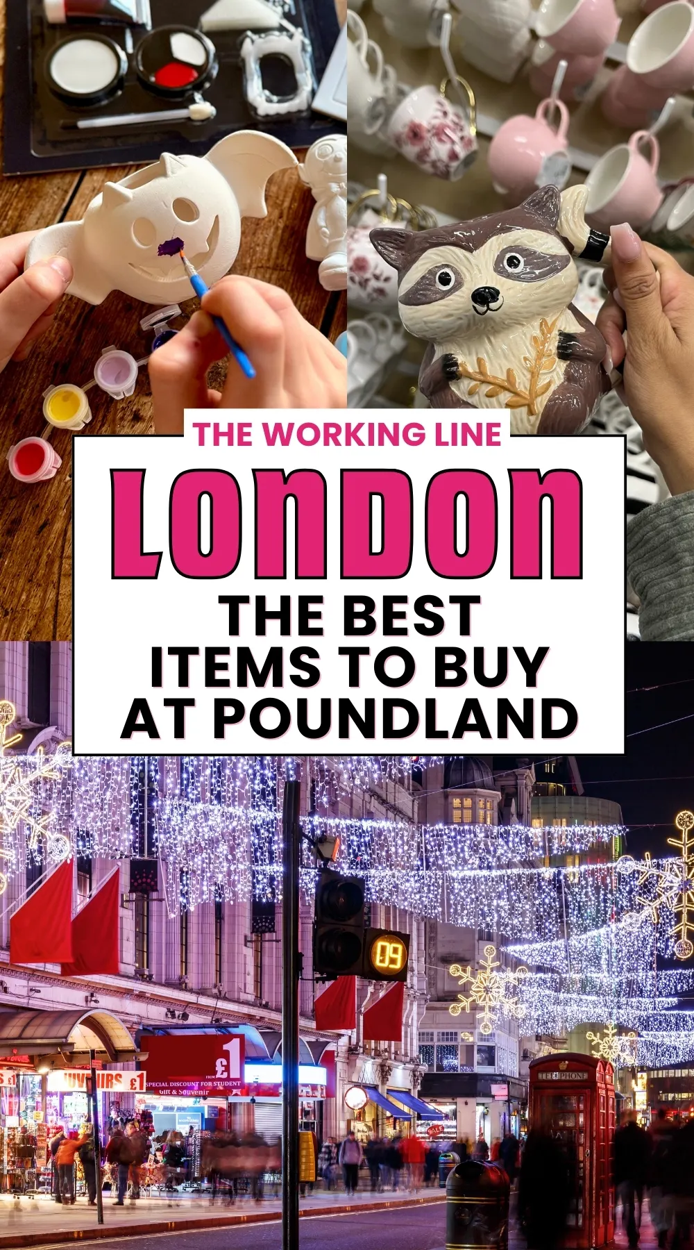 best things to buy at poundland london shopping guide - cheap souvenirs from london travel bucket list - best shops in london budget 