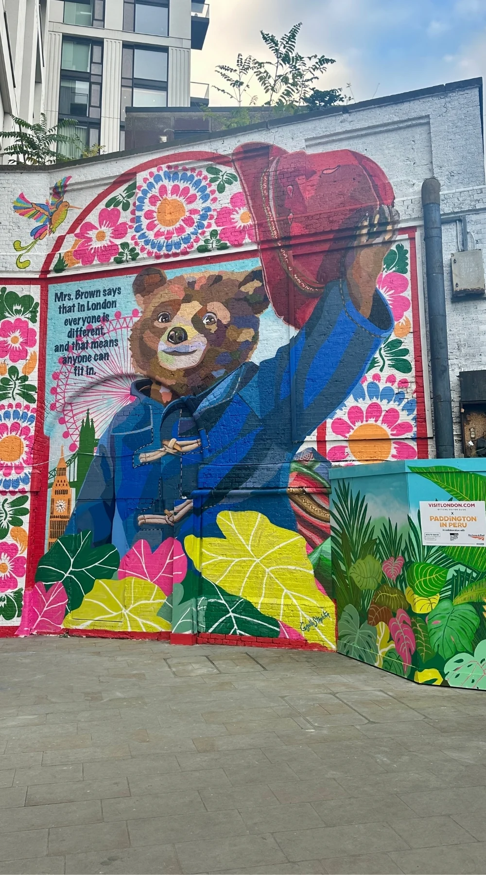 Places to Find Paddington Bear in London: Paddington Mural, Sutton Walk, Outside Waterloo Station