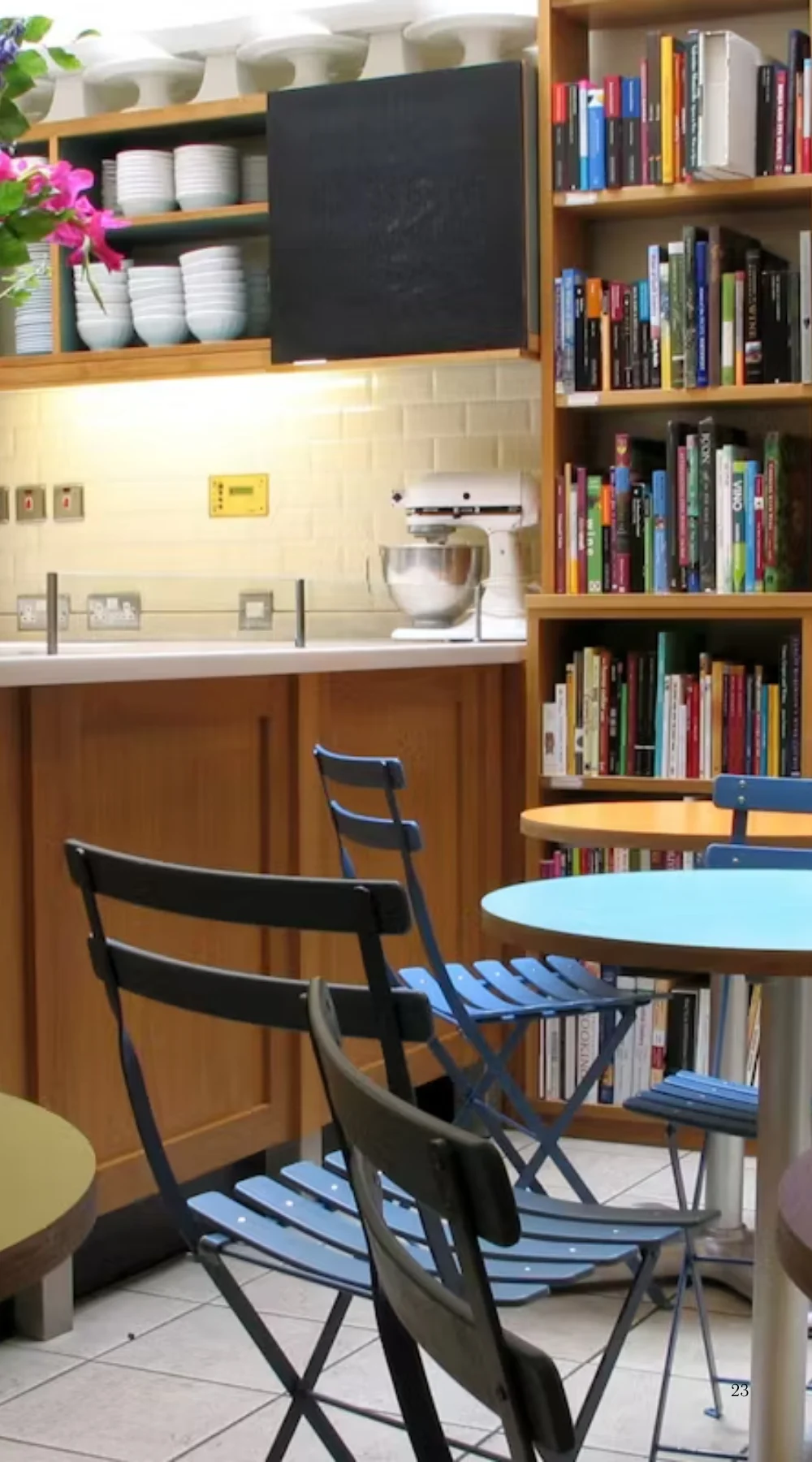 Hidden Cafes in London Shops: Books for Cooks, Notting Hill, West London