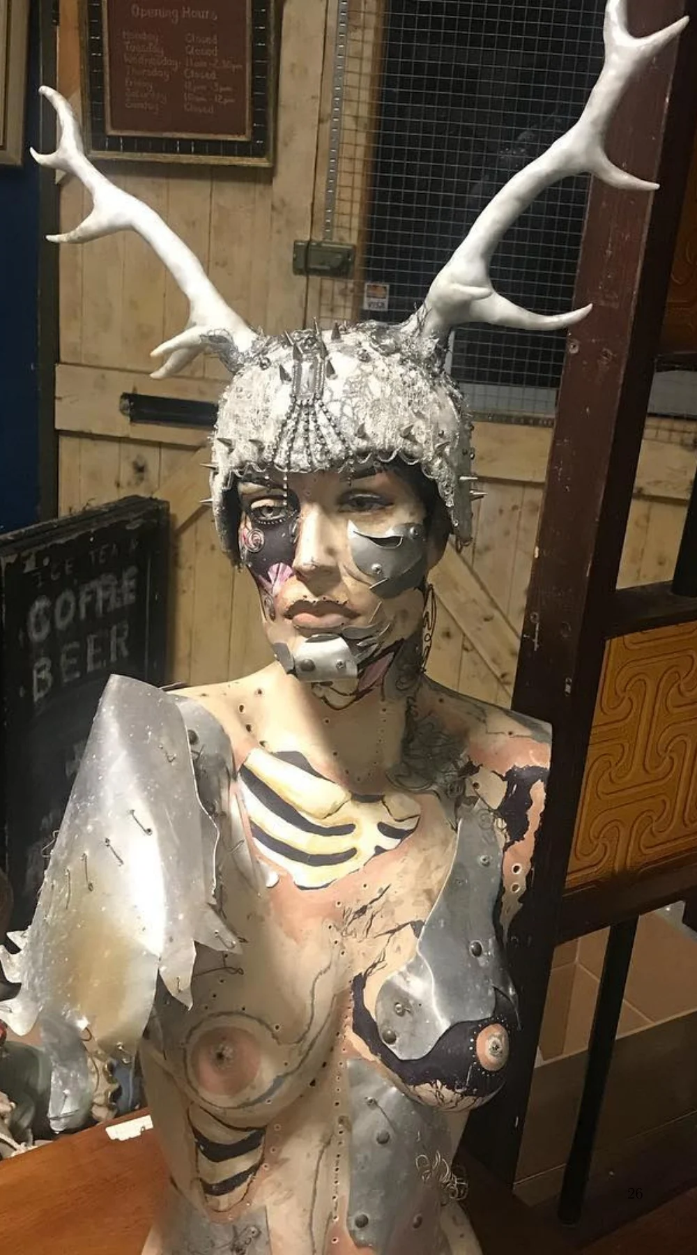 Hidden Cafes in London Shops: H. J. Aris Antiques & Café, Dalston, East London