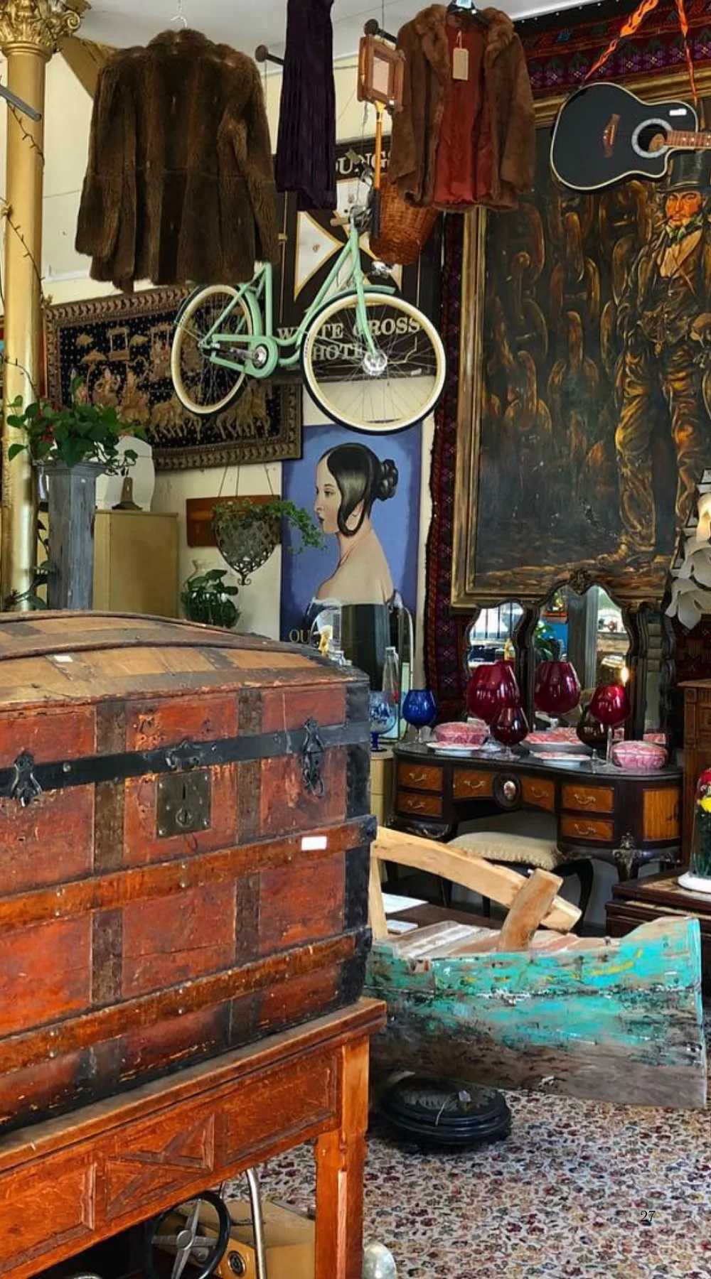 Hidden Cafes in London Shops: H. J. Aris Antiques & Café, Dalston, East London