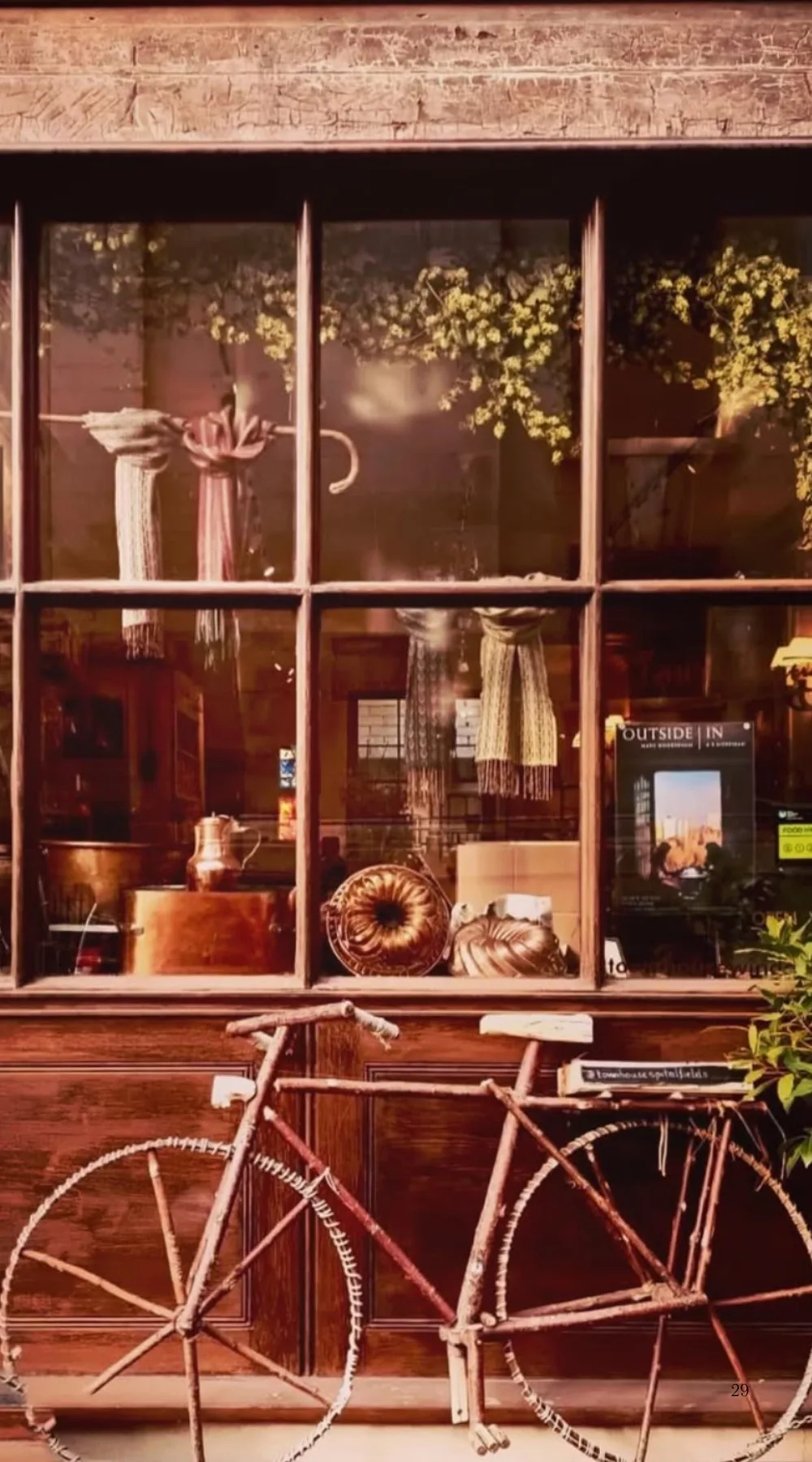 Hidden Cafes in London Shops: Townhouse Spitalfields, East London