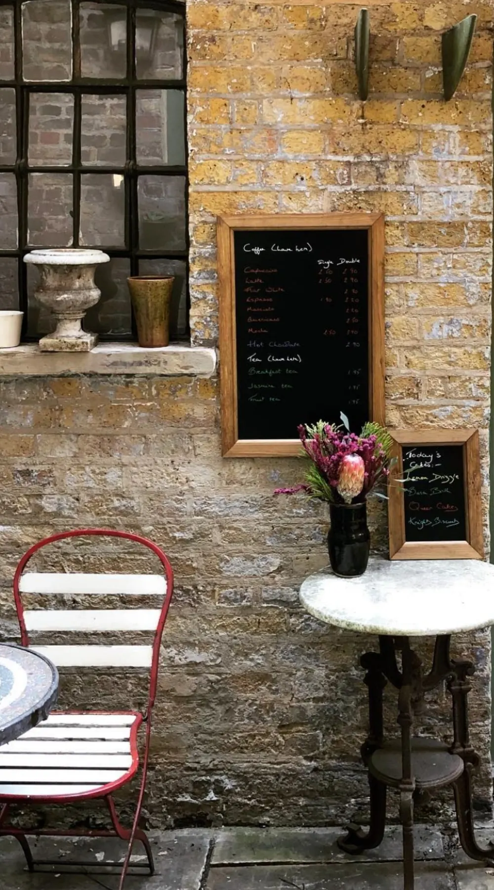 Hidden Cafes in London Shops: Townhouse Spitalfields, East London