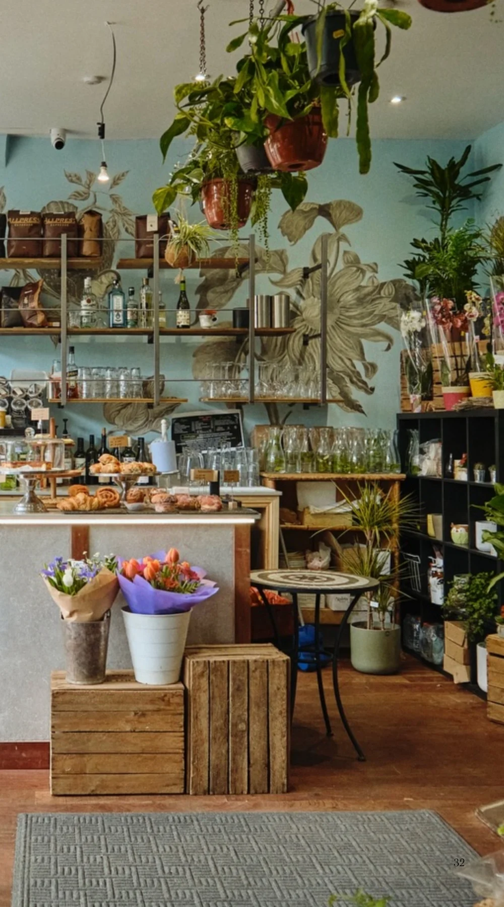 Hidden Cafes in London Shops: Stokey Garden & Flower Store, Stoke Newington, North London