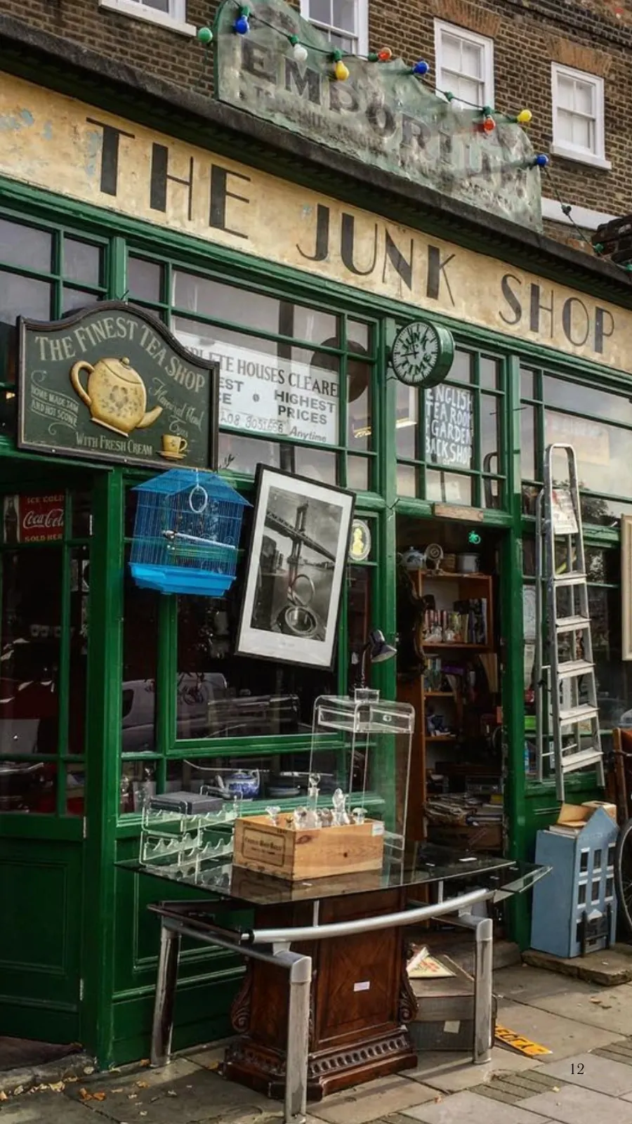 Hidden Tea Rooms in London: The Junk Room, Greenwich, South East London