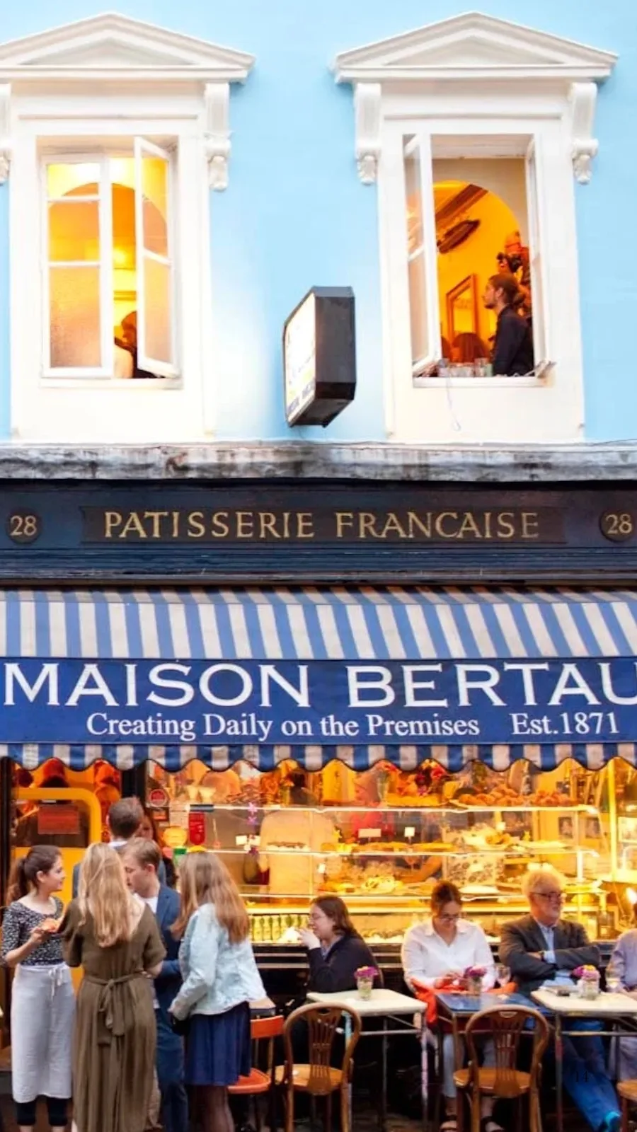 Oldest Bakeries in London: Maison Bertaux, Greek Street, Central London