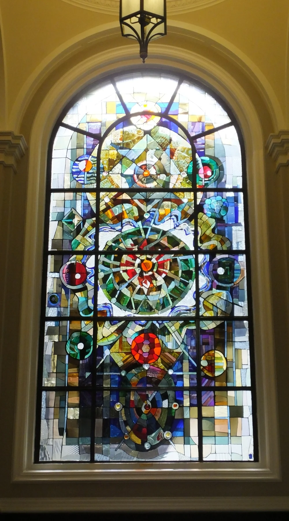 Stained Glass in London: Royal Society of Chemistry, Burlington House, Central London