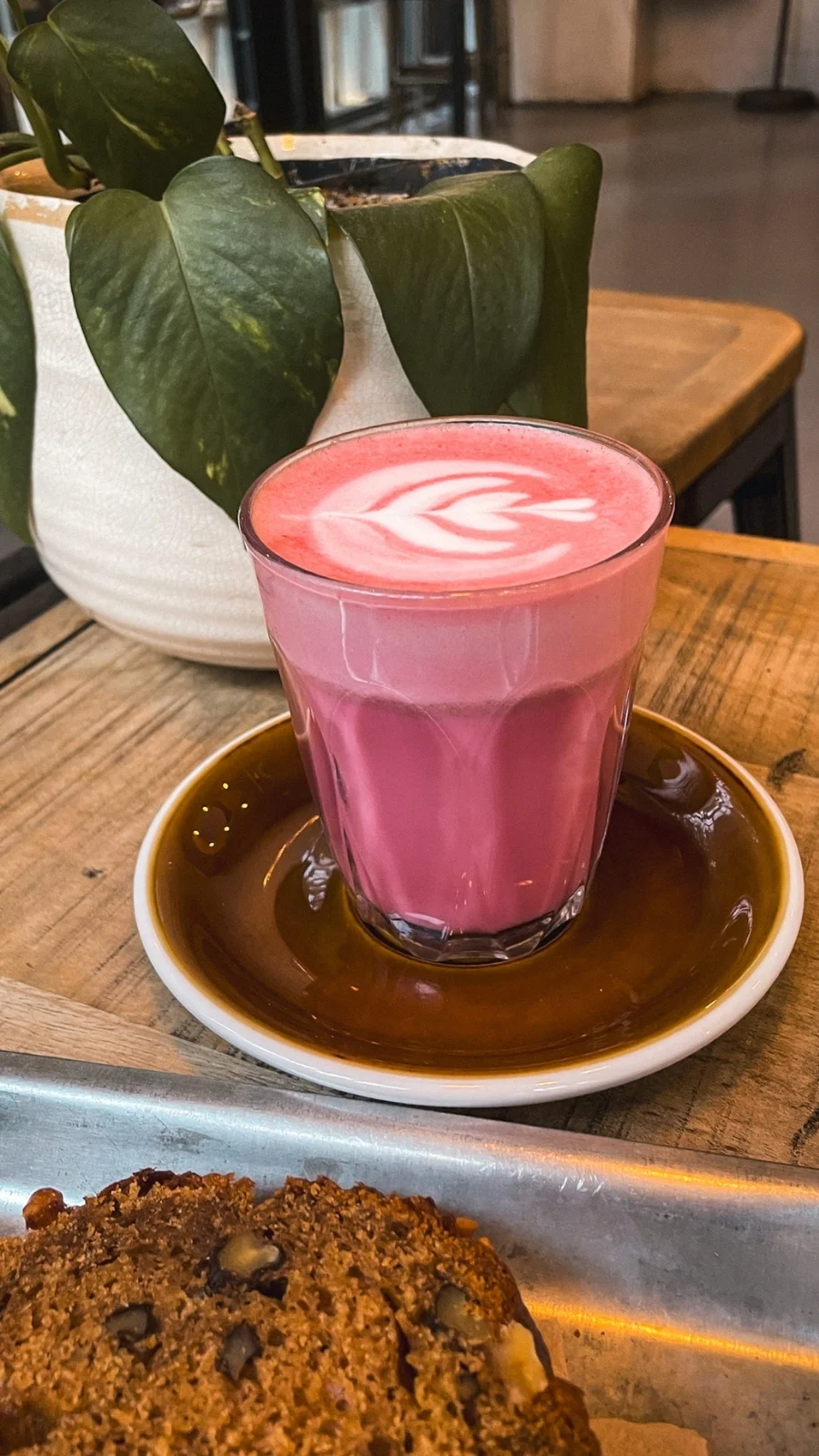 Central London's Cute Cafes: Press Coffee Co Review chancery lane - best coffee shops in city of london - rustic cafes in london - colorful lattes in london - best banana bread in london - best brownies in london - fleet street coffee shop