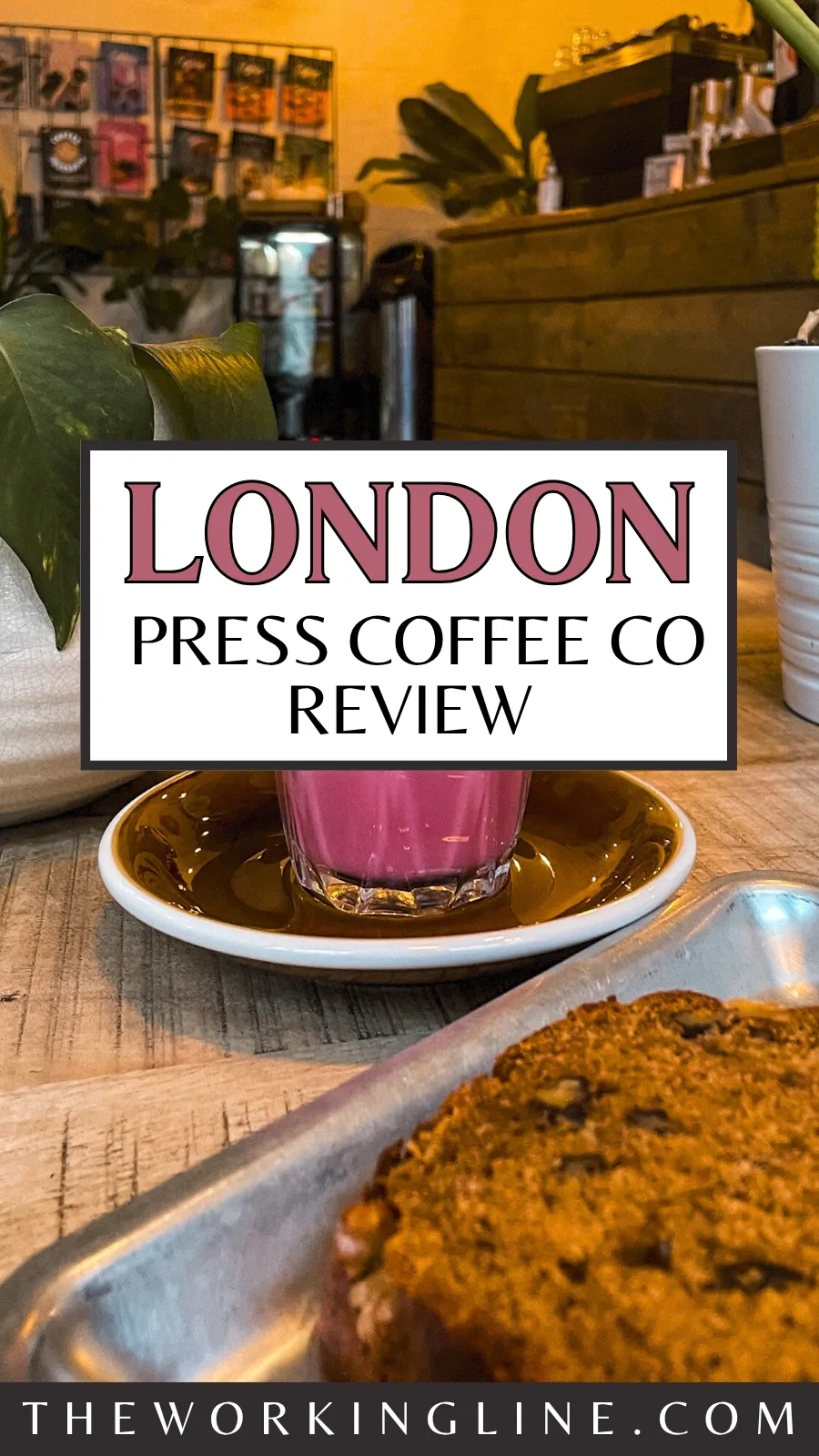 Central London's Cute Cafes: Press Coffee Co Review chancery lane - best coffee shops in city of london - rustic cafes in london - colorful lattes in london - best banana bread in london - best brownies in london - fleet street coffee shop