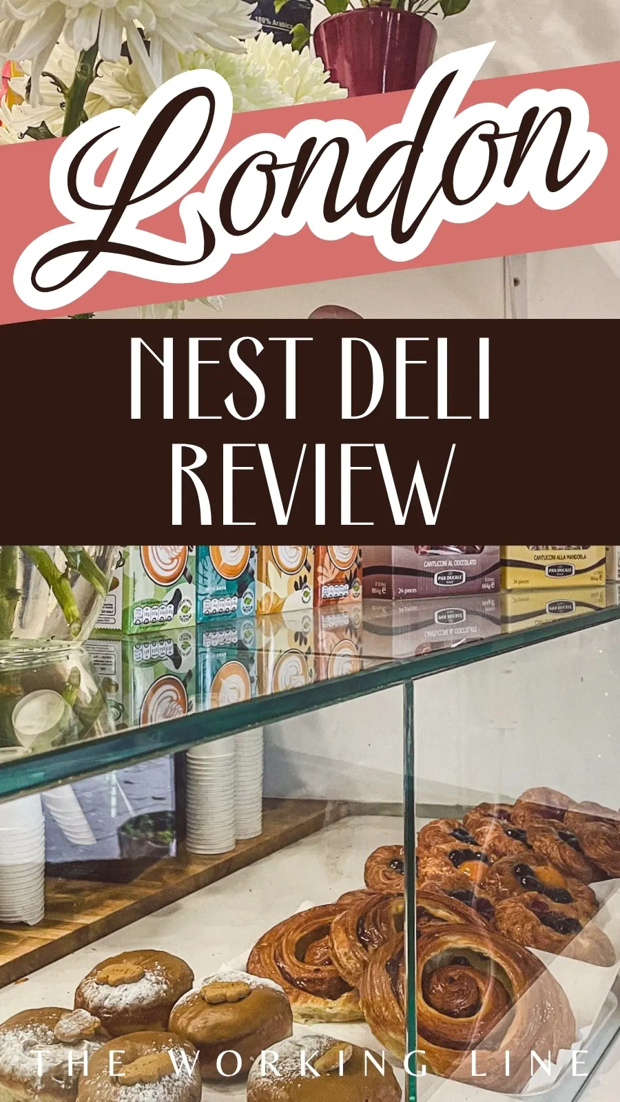 secret cafes in london food guide - london nest deli willesden green review photos menu - best breakfast in london cinnamon buns, muffins, banana bread - must eat places in london travel guide