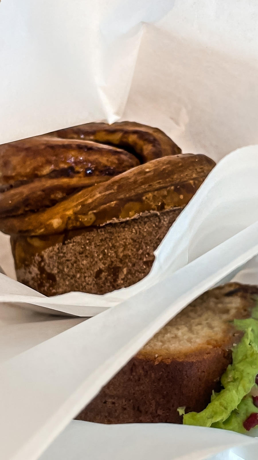 secret cafes in london food guide - london nest deli willesden green review photos menu - best breakfast in london cinnamon buns, muffins, banana bread