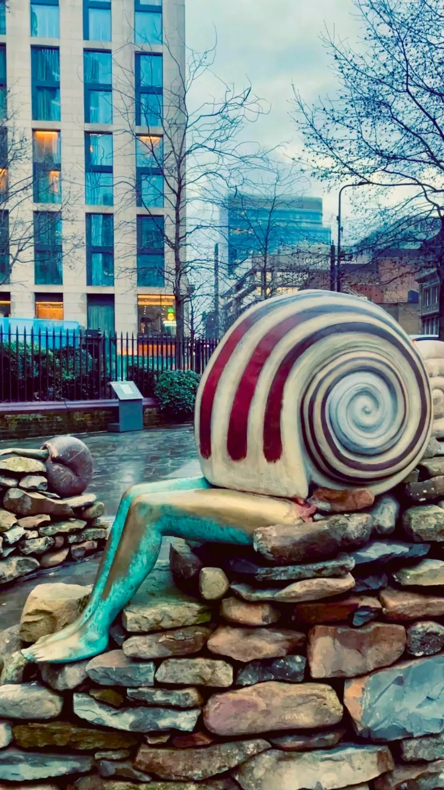 London's Secret Sculptures: Earthing by Jocelyn McGregor - best hidden gems in london aldgate travel guide - hidden statues in london - strange places in london bucket list