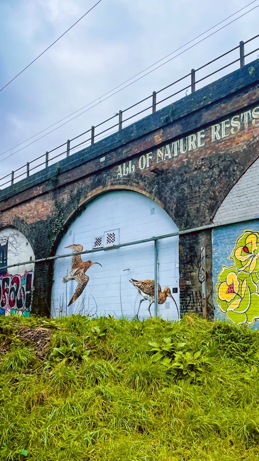 ackroyd drive greenlink east london photos - secret natural reserves in london travel guide - where to see nature in london - hidden gems in london - best street art in london bucket list off the beaten path
