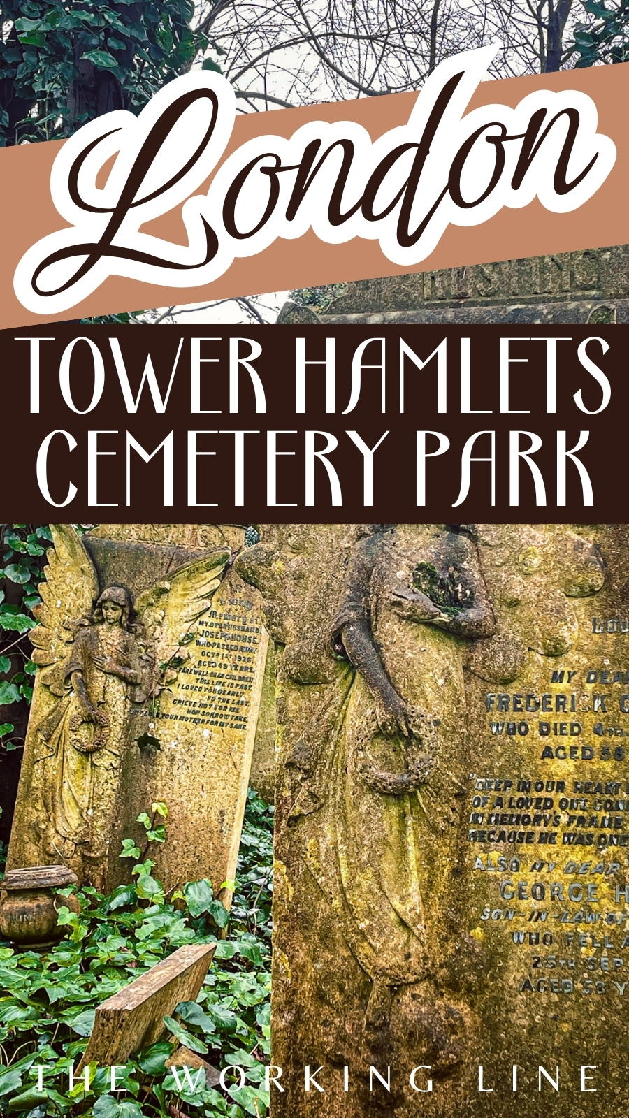 how to visit tower hamlets cemetery park east london mile end photos - victorian magnificent seven cemeteries in london - free things to do in london off the beaten path autumn spring - nature in london - beautiful sculptures in london