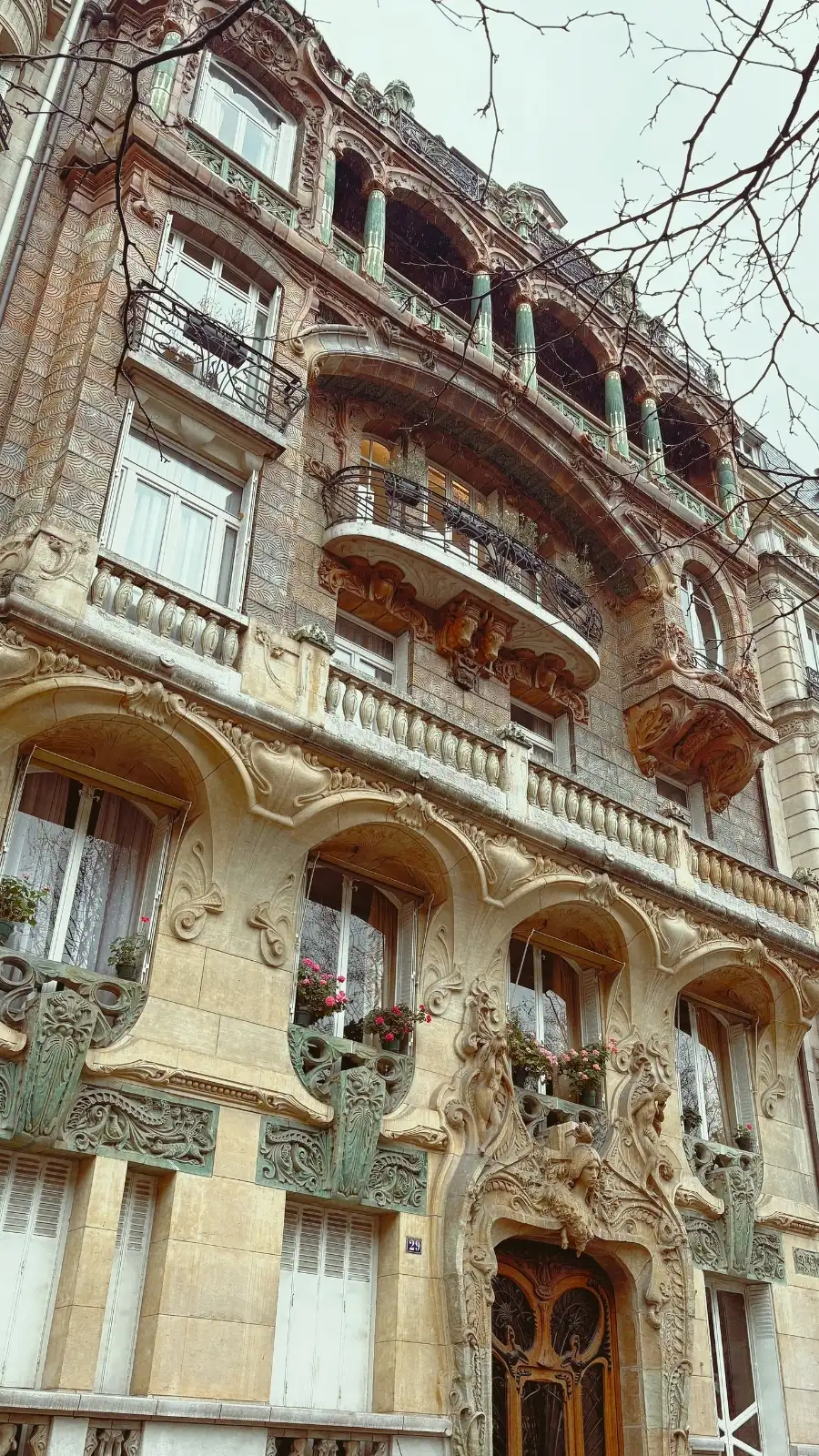 most beautiful places in paris france travel guide - free things to do in paris bucket list - art nouveau buildings in paris off the beaten path - places with view of eiffel tower - lavirotte building 29 avenue rapp history