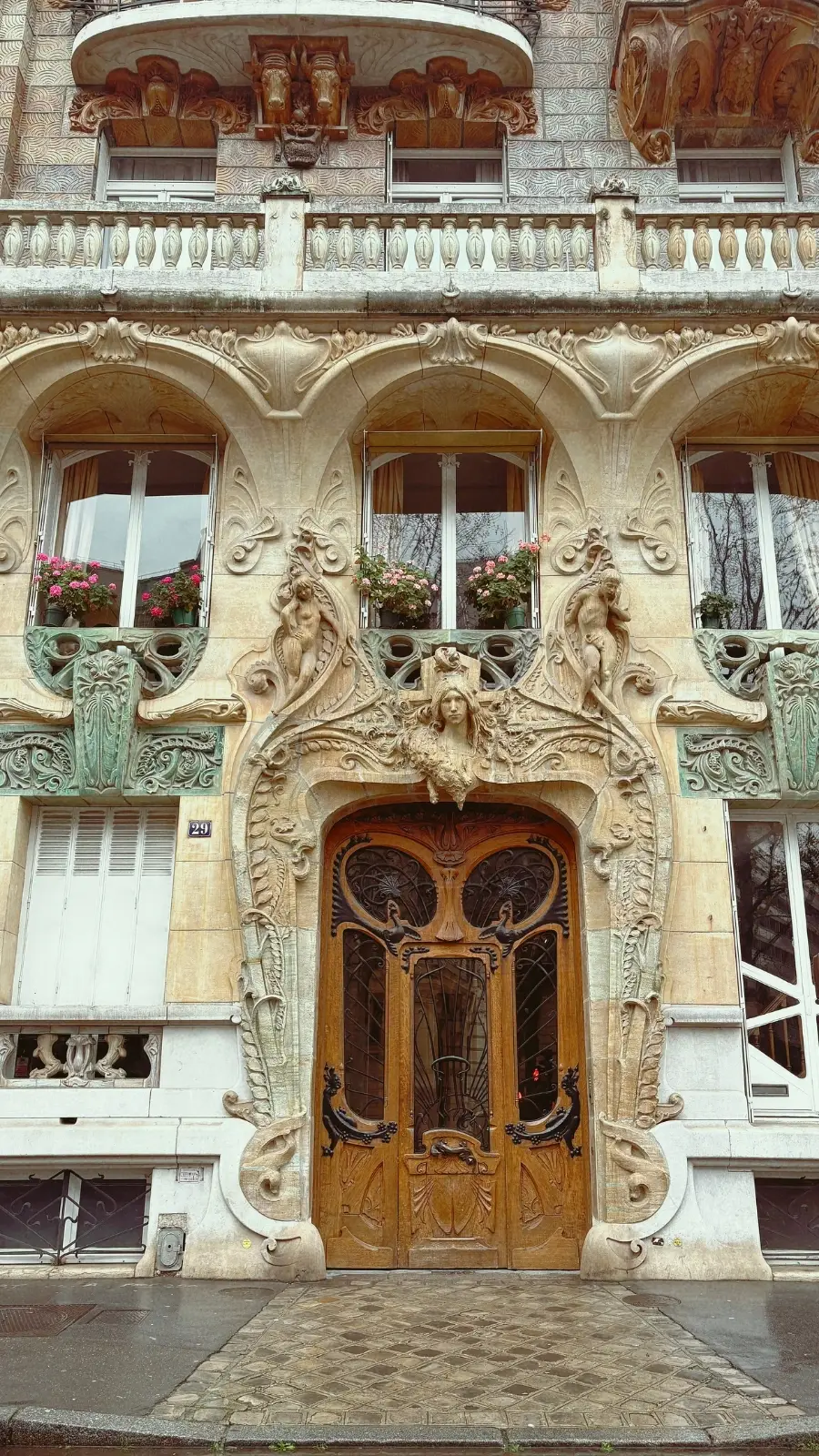 most beautiful places in paris france travel guide - free things to do in paris bucket list - art nouveau buildings in paris off the beaten path - places with view of eiffel tower - lavirotte building 29 avenue rapp history