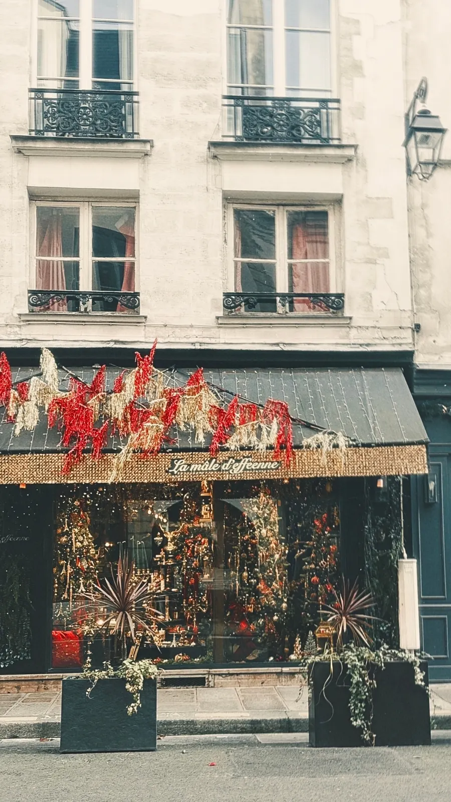 Christmas Decorations in Paris: Saint-Paul and Rue de Rivoli