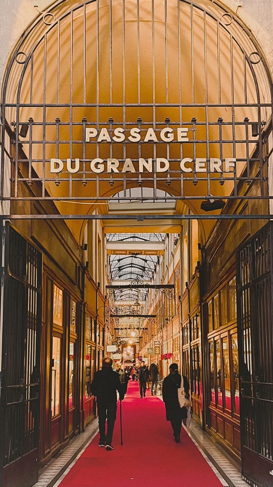 Covered Passages in Paris: Passage du Grand Cerf