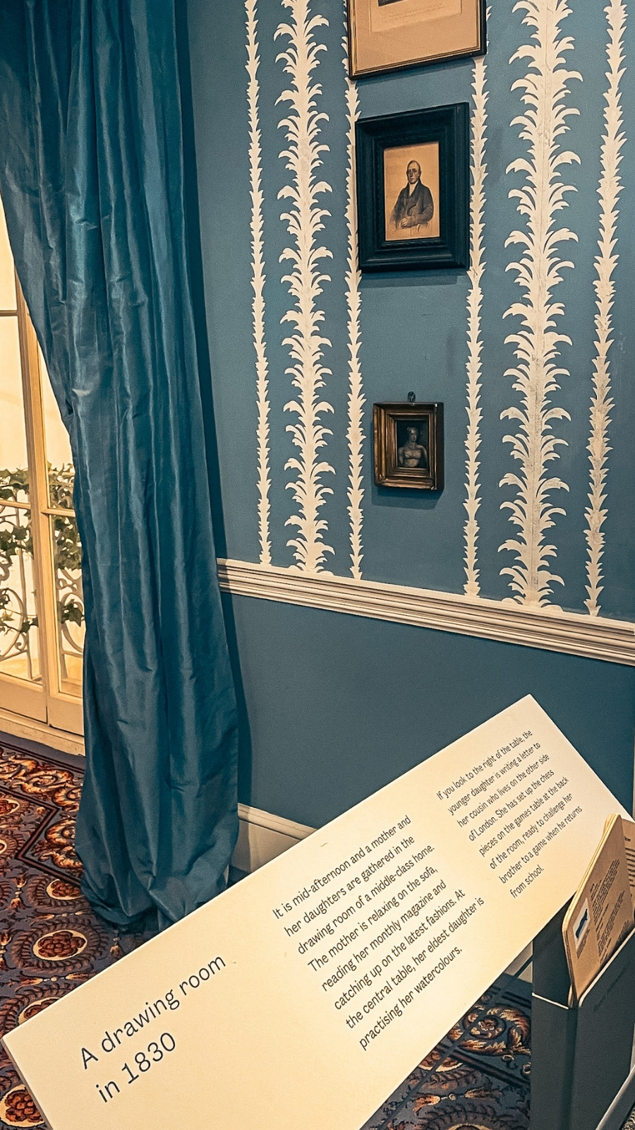 A Drawing Room in 1830, Museum of the Home, Hoxton london