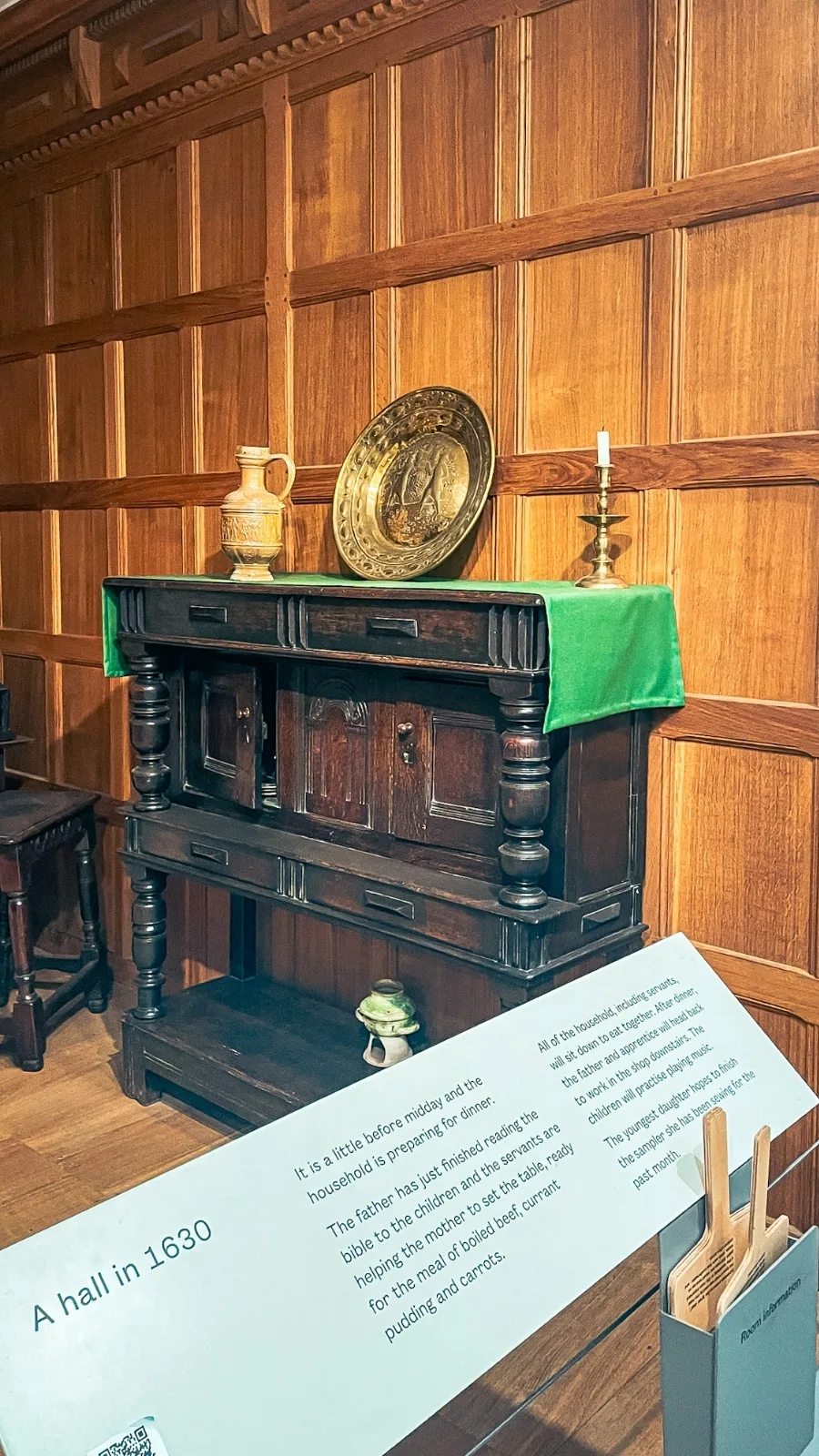 A Hall in 1630, Museum of the Home, Hoxton