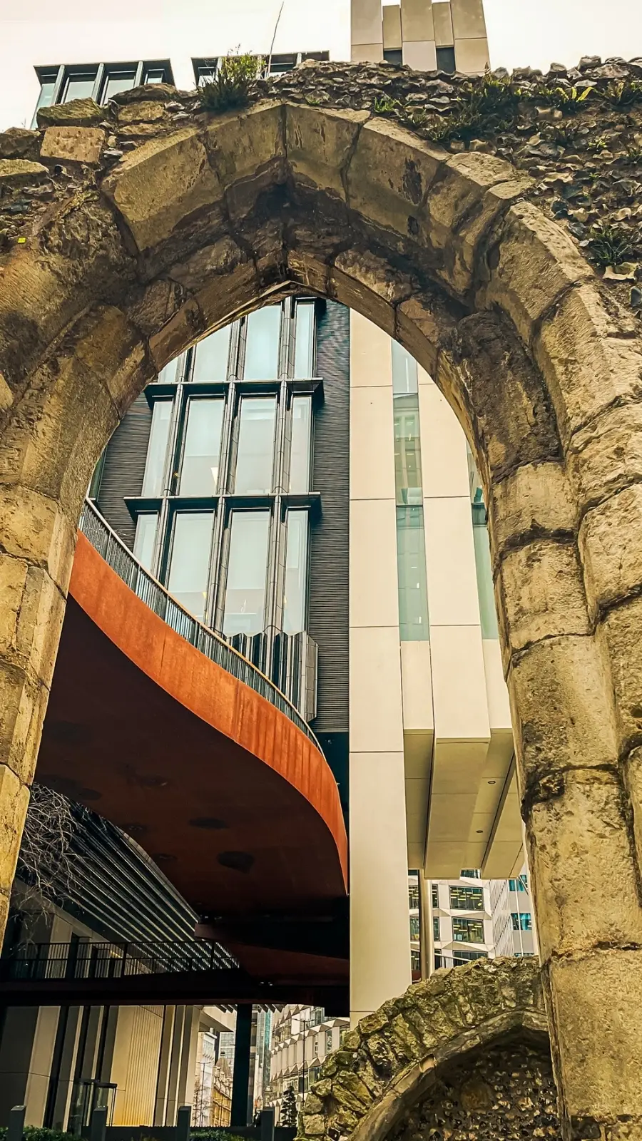London's Hidden St Alphage Garden: Church Ruins in the City of london travel guide - most secret places in london off the beaten path bucket list - historical sites in london