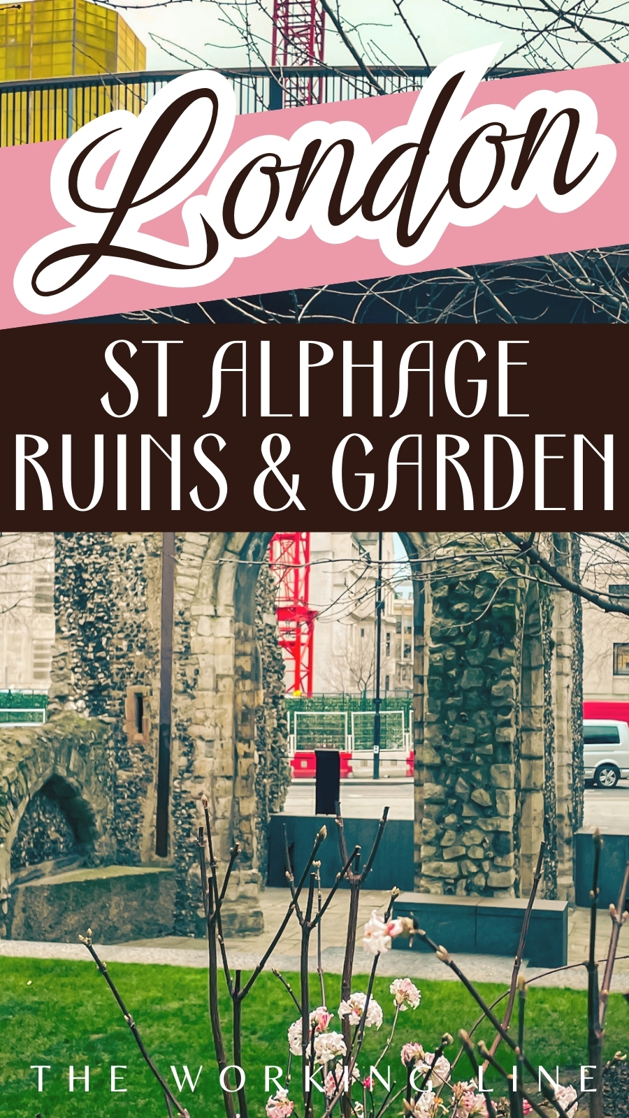 London's Hidden St Alphage Garden: Church Ruins in the City of london travel guide - most secret places in london off the beaten path bucket list - historical sites in london