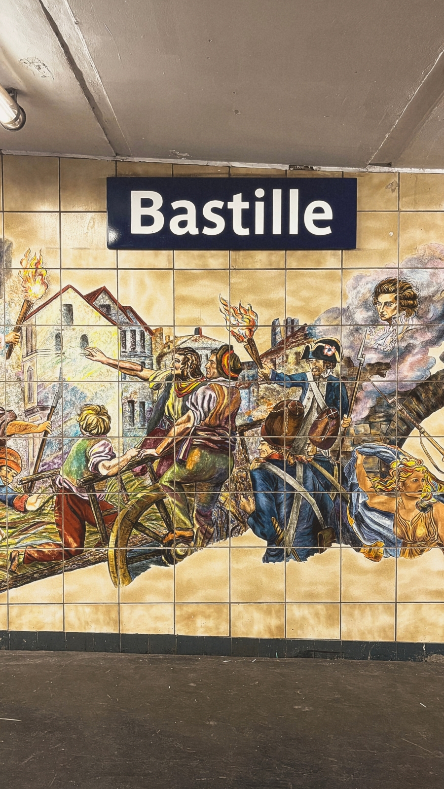 Unusual Metro Stations in Paris: Bastille