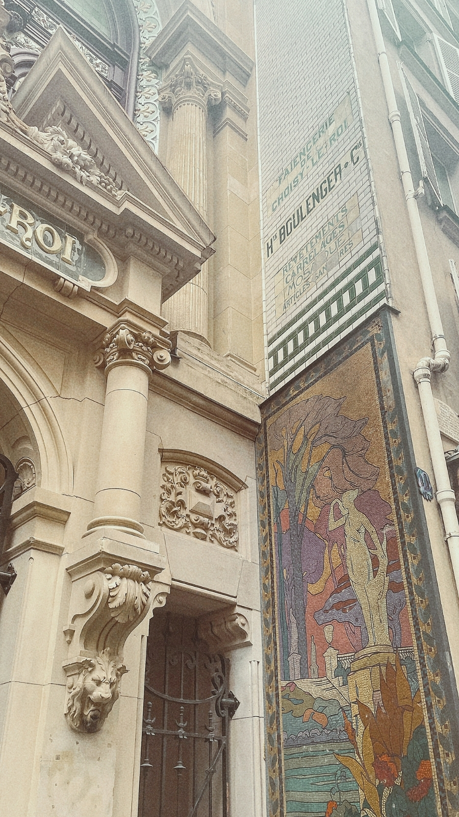 Art Nouveau in Paris: Faïenceries Boulenger, Rue de Châteaudun