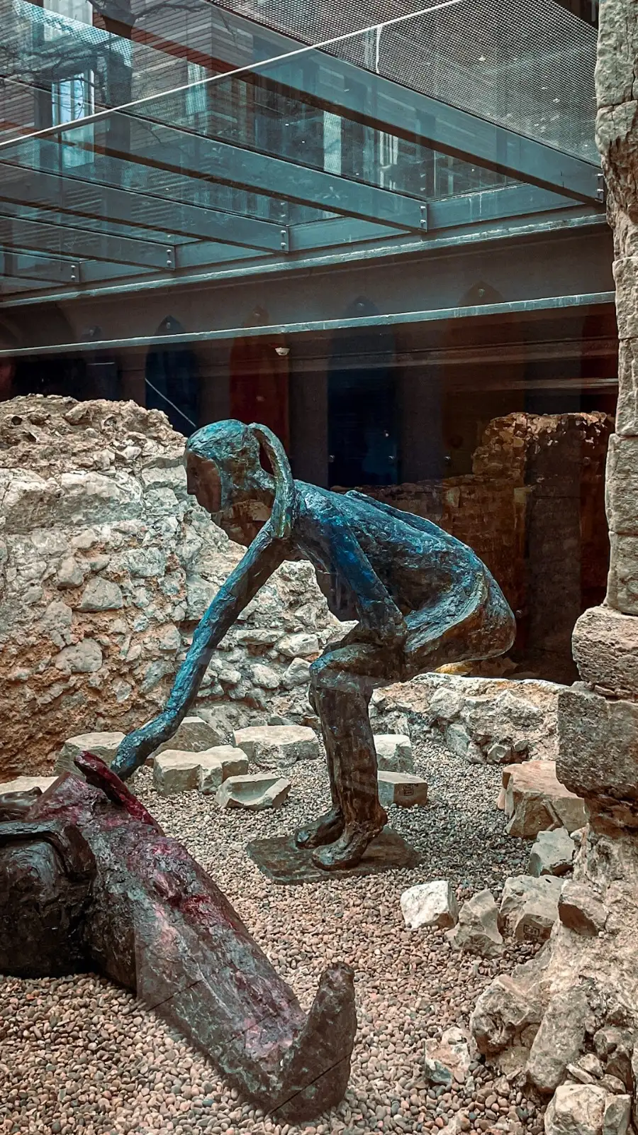 secret ruins in london historical sites - chapel and charnel house bishops square travel guide photos - best hidden gems in london bucket list 