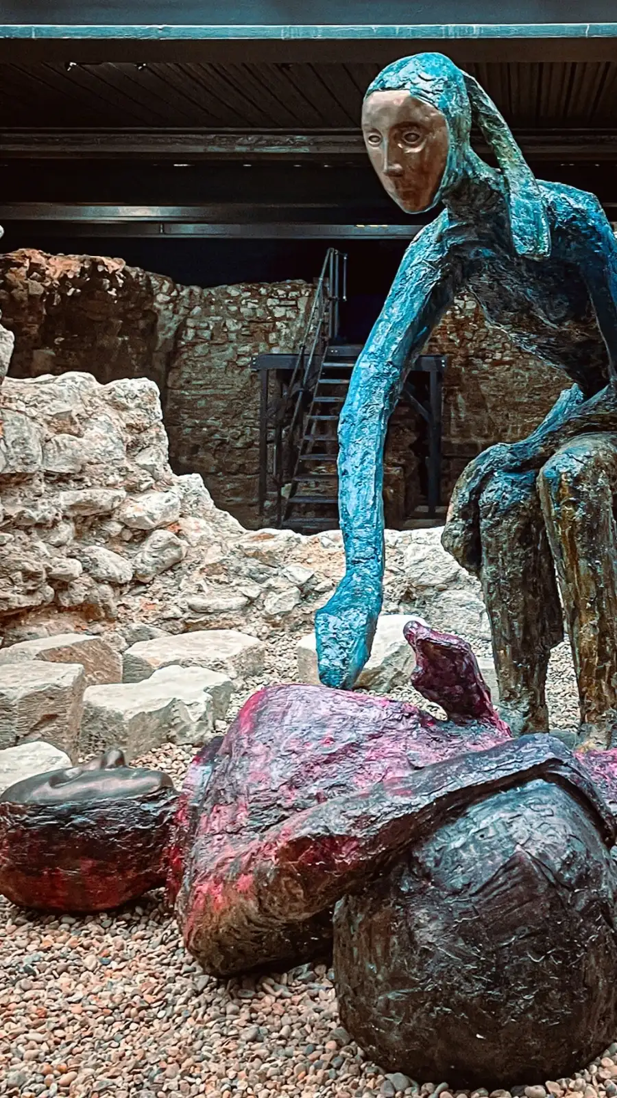 secret ruins in london historical sites - chapel and charnel house bishops square travel guide photos - best hidden gems in london bucket list 
