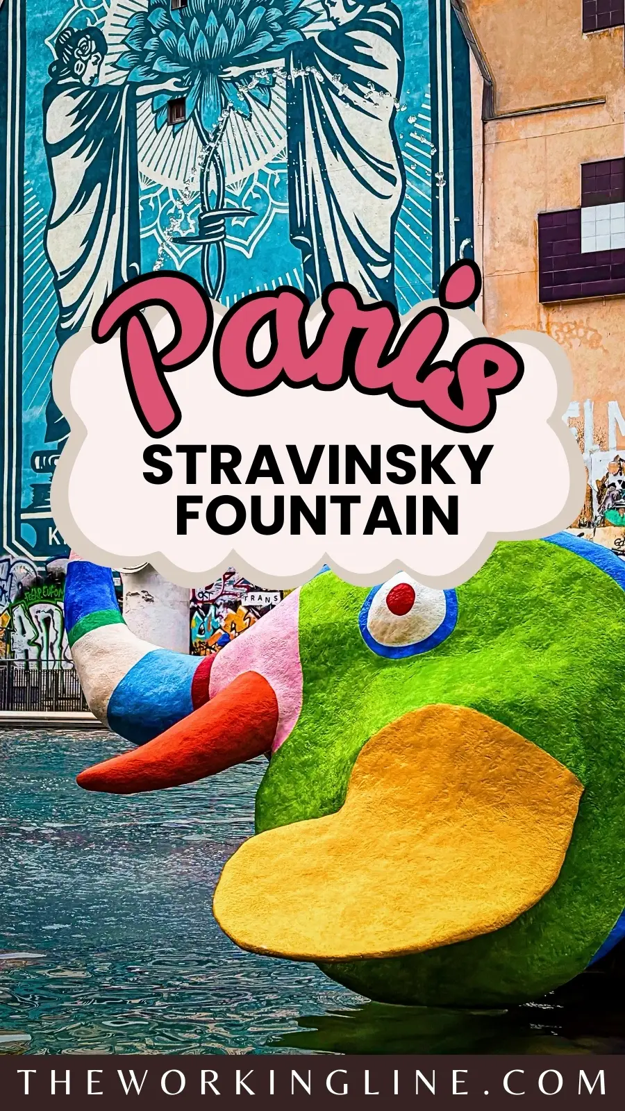 Paris's Stravinsky Fountain: Secret Street Art & Sculptures - best hidden gems in paris - chatelet centre georges pompidou paris travel guide - fontaine stravinsky photos
