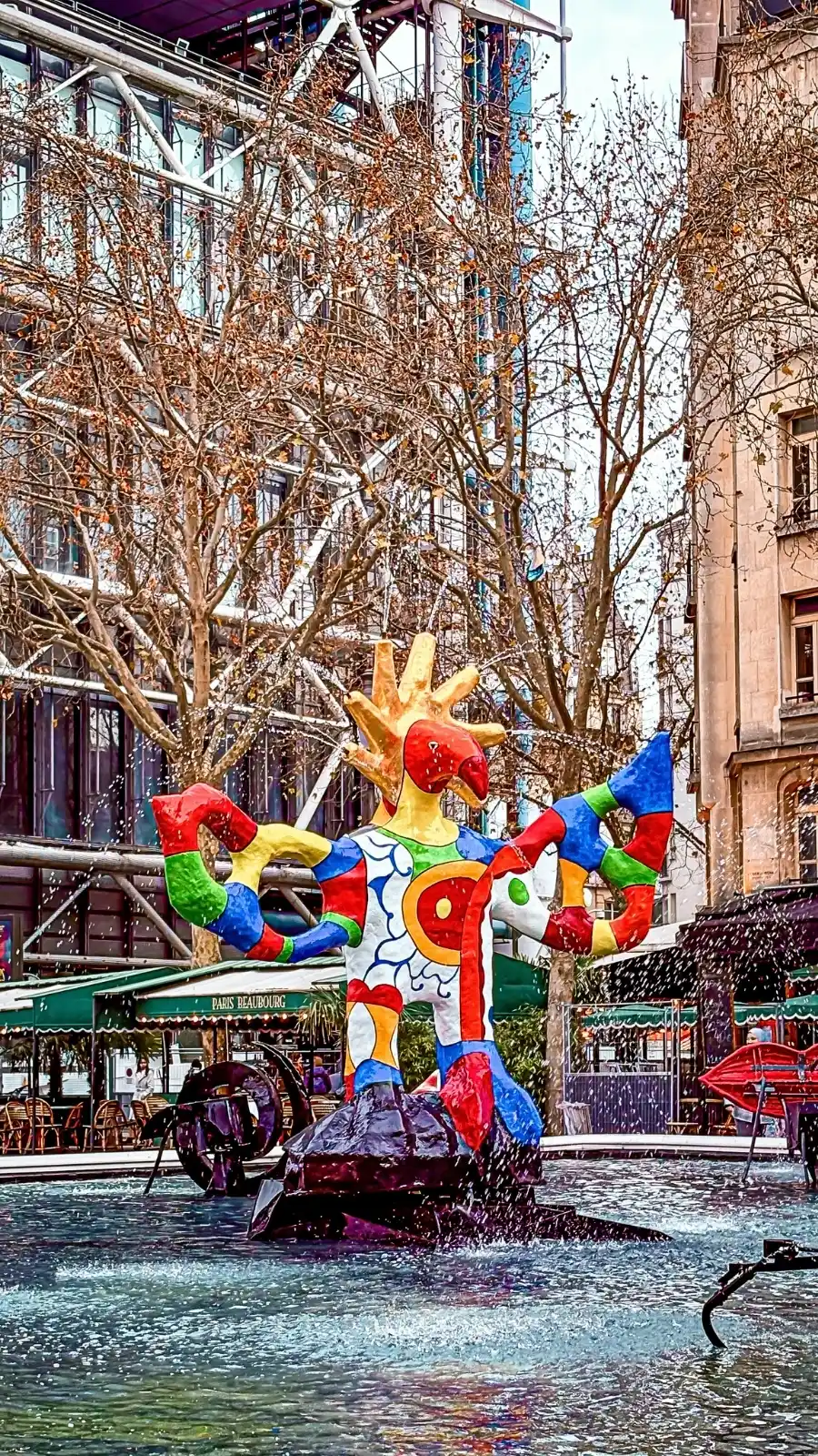 Paris's Stravinsky Fountain: Secret Street Art & Sculptures - best hidden gems in paris - chatelet centre georges pompidou paris travel guide - fontaine stravinsky photos
