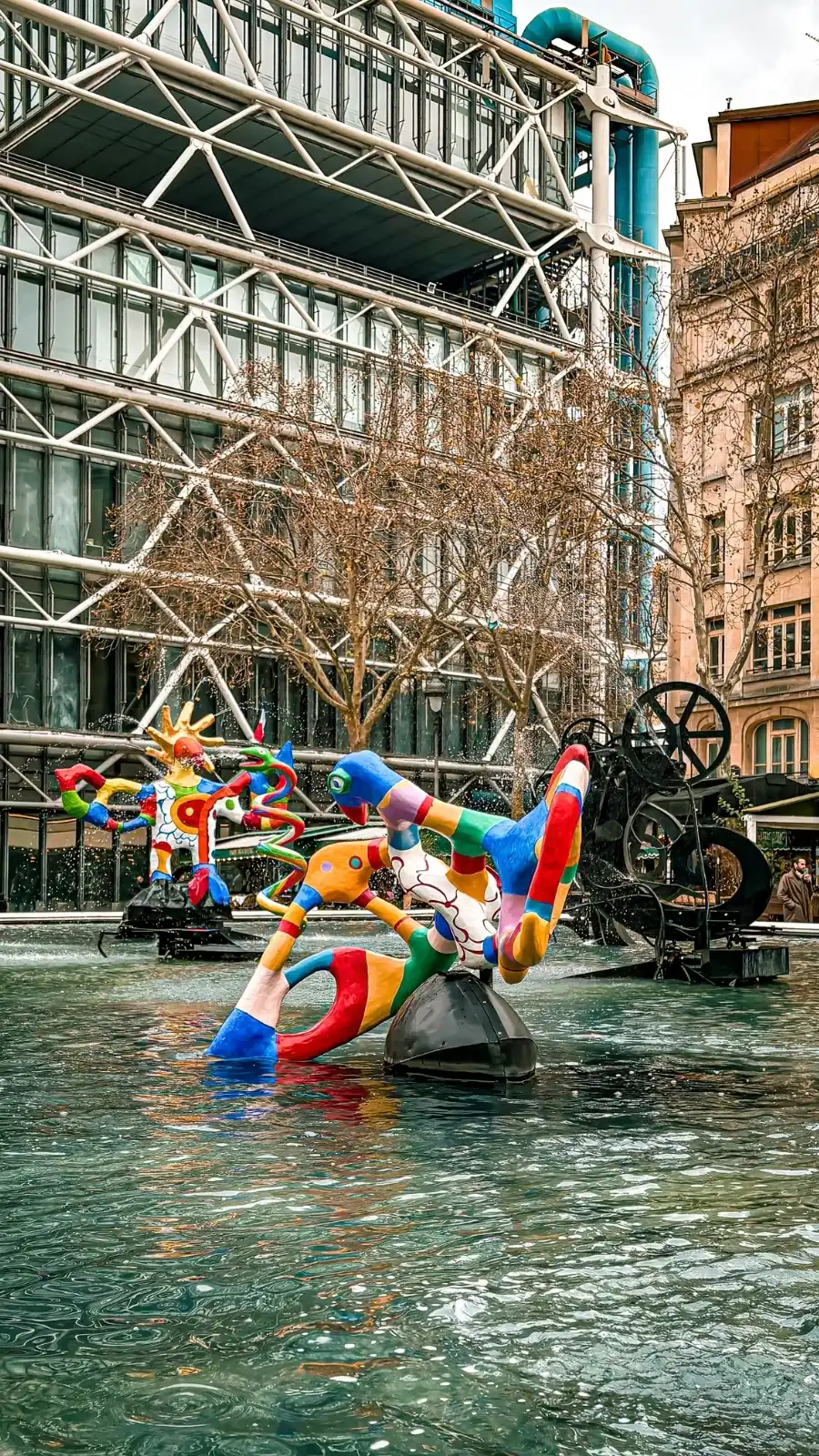 Paris's Stravinsky Fountain: Secret Street Art & Sculptures - best hidden gems in paris - chatelet centre georges pompidou paris travel guide - fontaine stravinsky photos - most secret places in paris off the beaten path 