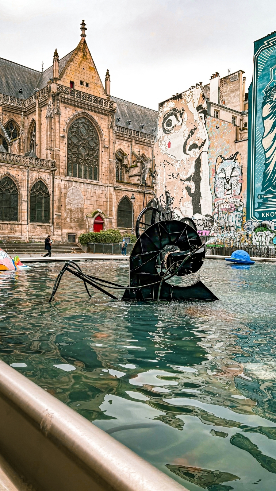 Paris's Stravinsky Fountain: Secret Street Art & Sculptures - best hidden gems in paris - chatelet centre georges pompidou paris travel guide - fontaine stravinsky photos - most secret places in paris off the beaten path 