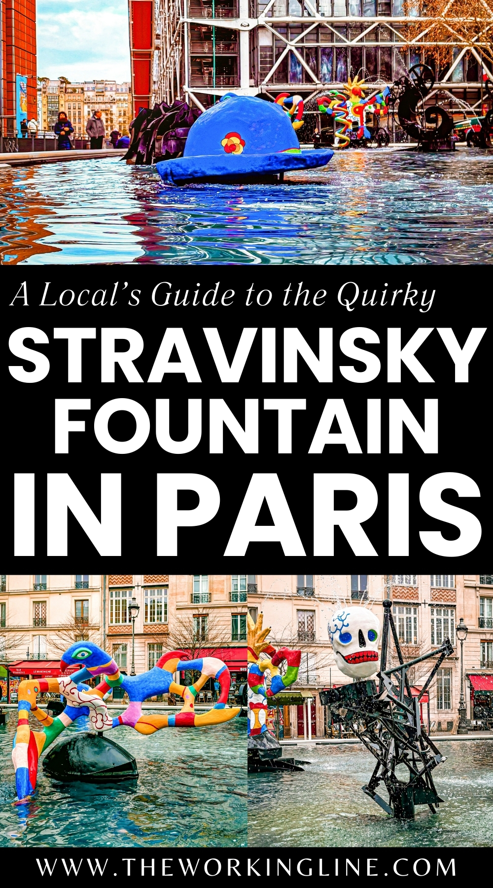 Paris's Stravinsky Fountain: Secret Street Art & Sculptures - best hidden gems in paris - chatelet centre georges pompidou paris travel guide - fontaine stravinsky photos