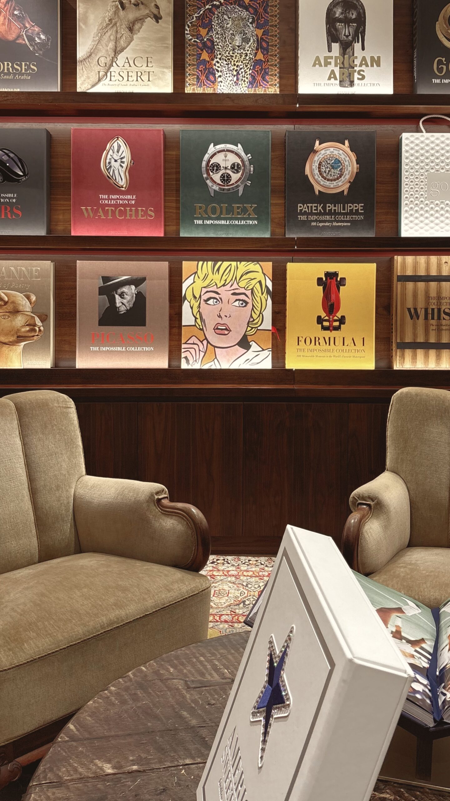 Assouline Bookstore, Rue Bonaparte paris - The Antiques and Vintage Literary Vibe