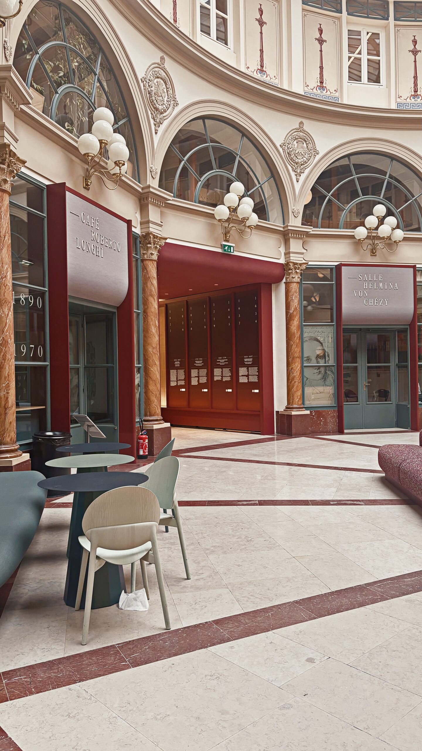 best hidden gems in paris galerie colbert history photos review - secret covered passages in paris travel guide bucket list - beautiful places in paris off the beaten path - beautiful architecture in paris