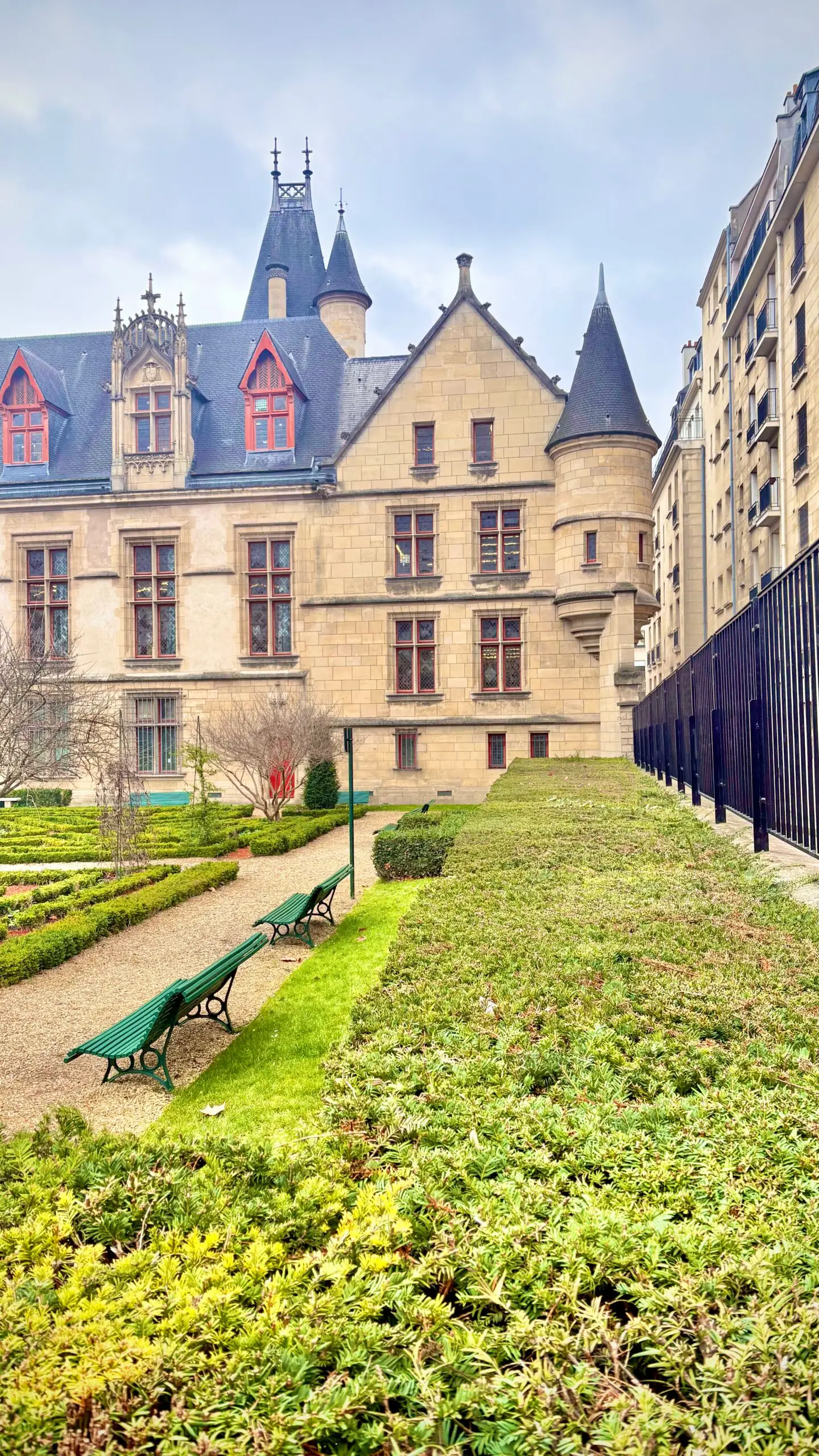 secret gardens in paris jardin monica vitti visit photos review - best hidden gems in paris travel guide bucket list - historic places in paris beautiful architecture medieval spots 