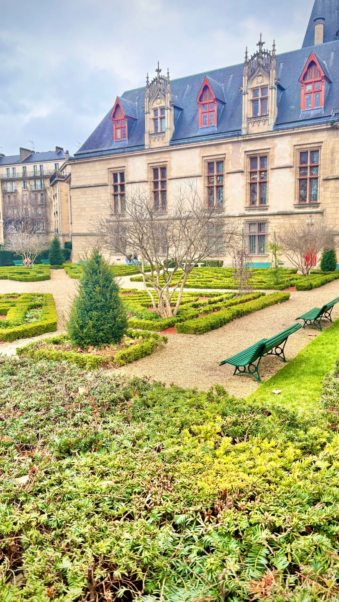 secret gardens in paris jardin monica vitti visit photos review - best hidden gems in paris travel guide bucket list - historic places in paris beautiful architecture medieval spots 