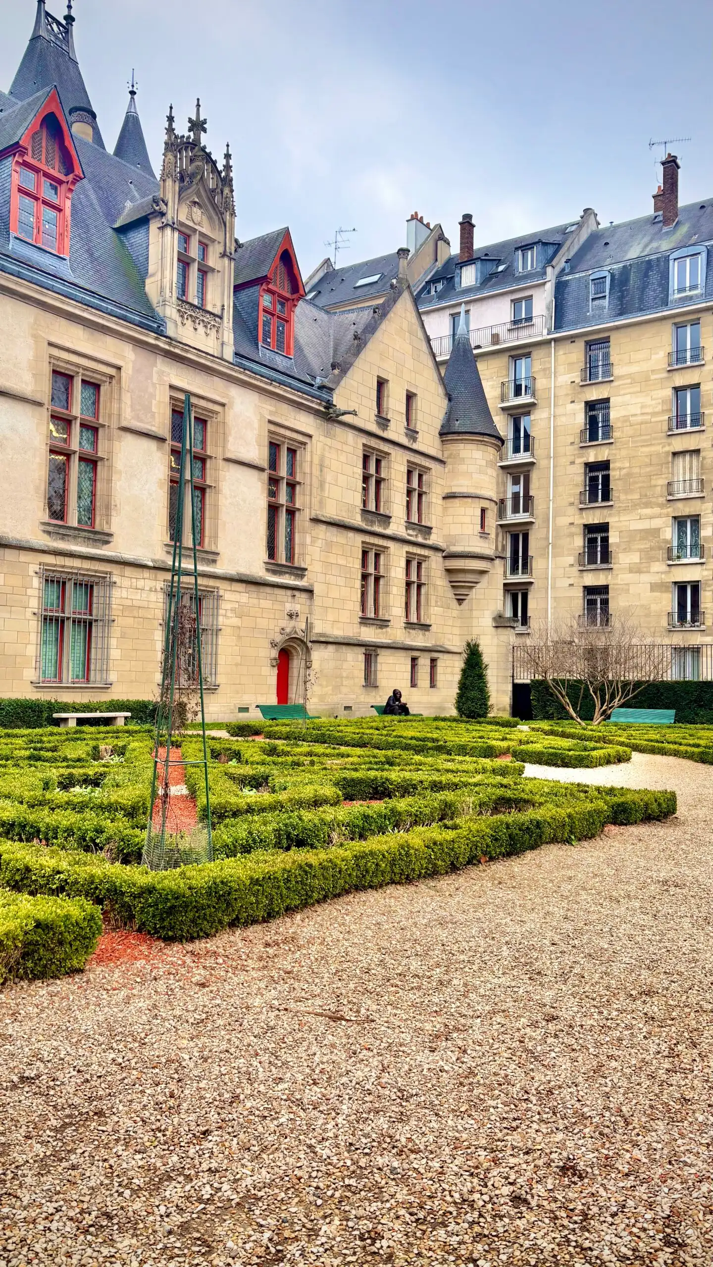 secret gardens in paris jardin monica vitti visit photos review - best hidden gems in paris travel guide bucket list - historic places in paris beautiful architecture medieval spots 