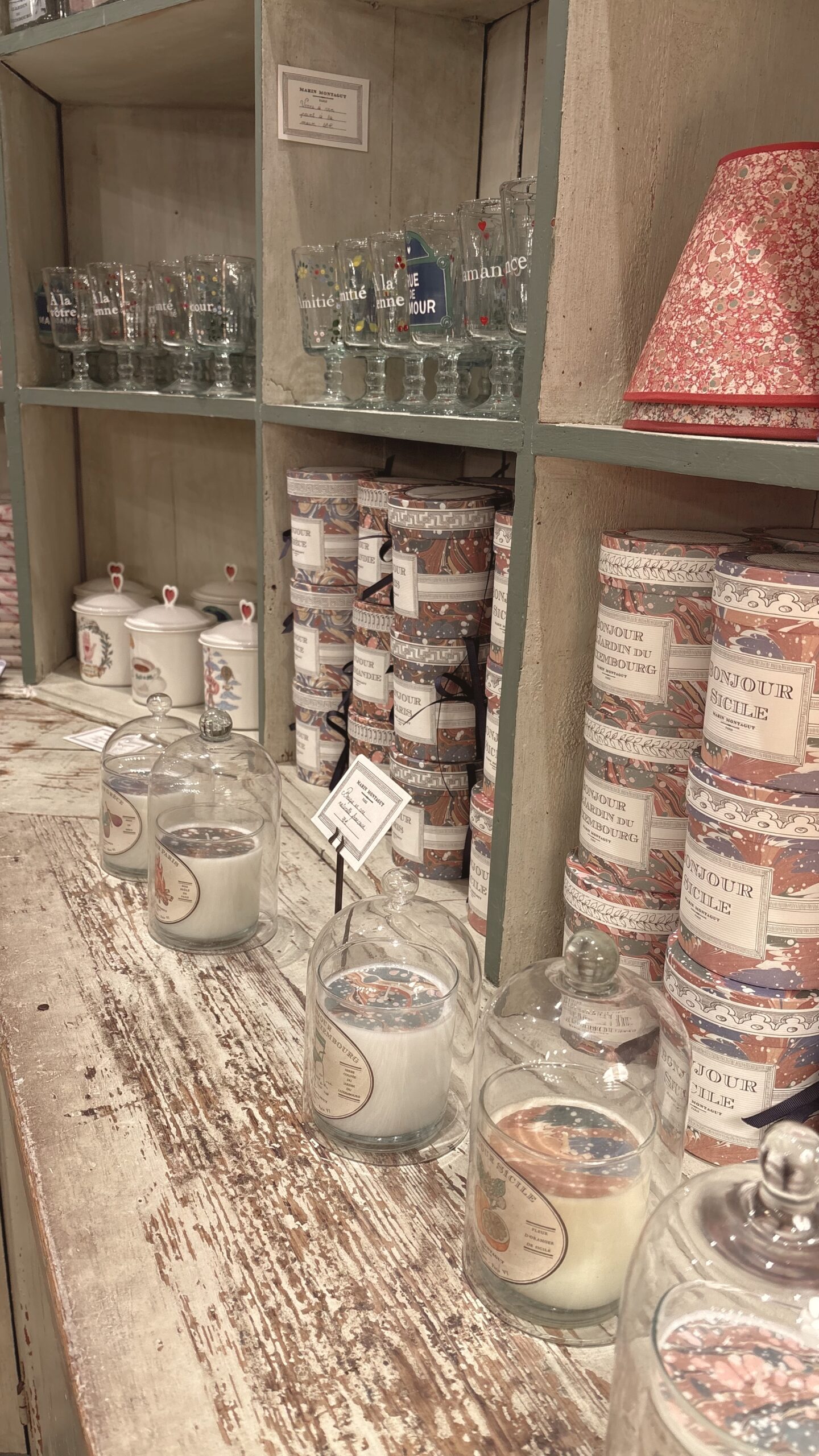 most beautiful shops in paris travel guide bucket list - best souvenirs from paris marin montagut rue madame review - cute stores in paris off the beaten path artisan brands