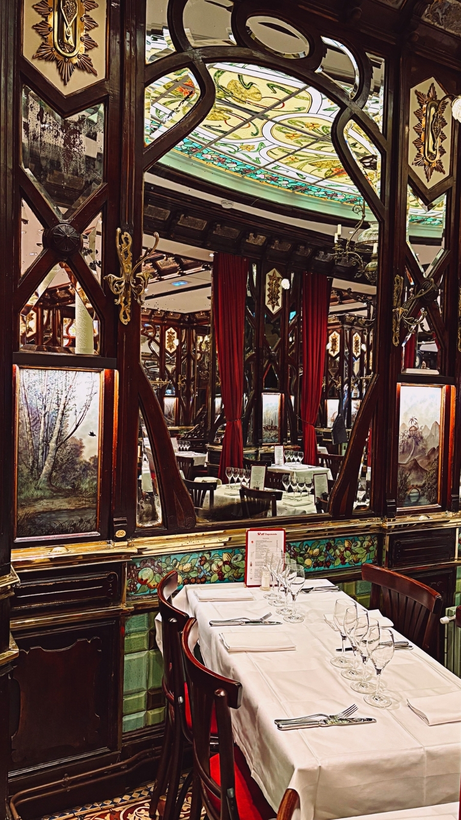 Brasserie Vagenende, Paris: A Luxe Art Nouveau Restaurant review photos - belle epoque restaurants chartier paris travel guide saint germain des pres