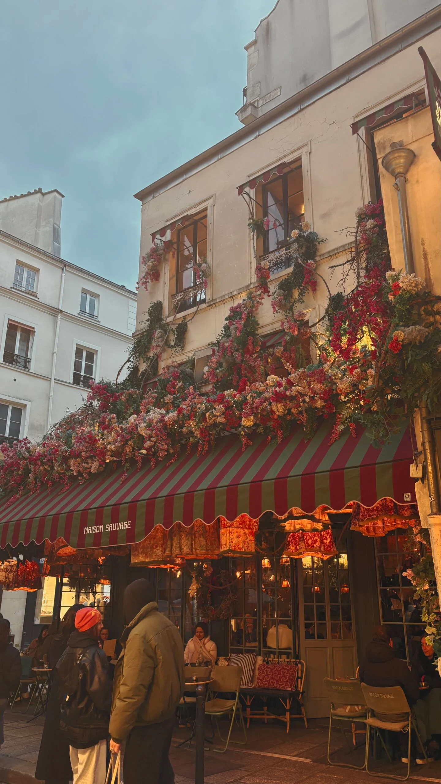 most instagrammable cafes in paris maison sauvage review saint germain des pres rue de buci photos - beautiful cafes in paris brunch breakfast lunch dinner - best things to do in 6th arrondissement paris bucket list hidden food gems - floral cafes paris 
