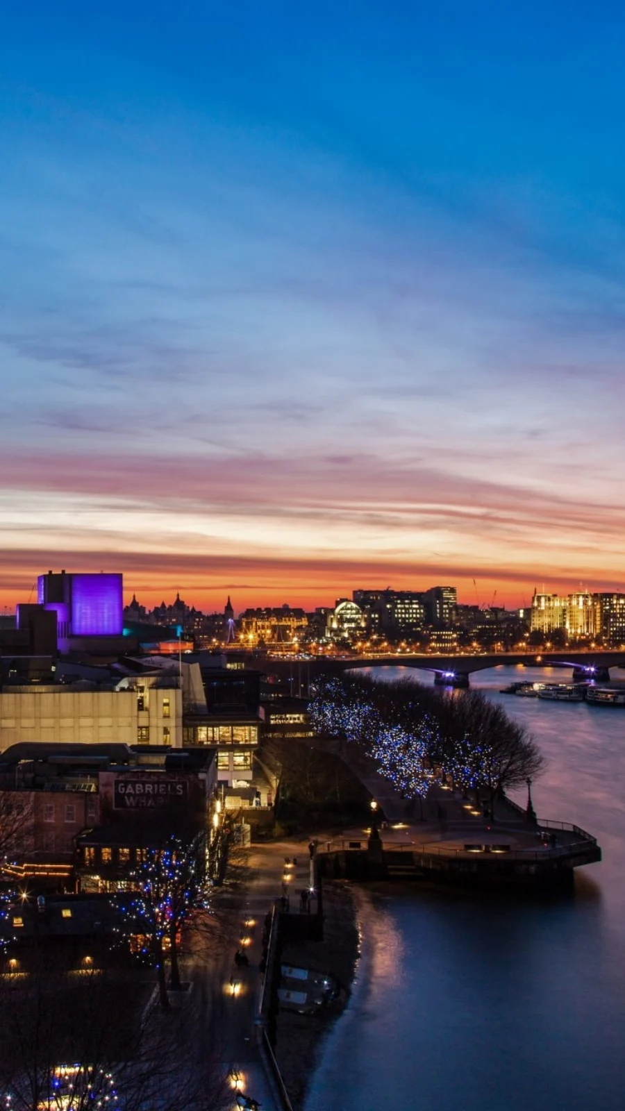 Sunset Spots in London: Southbank (Oxo Tower)