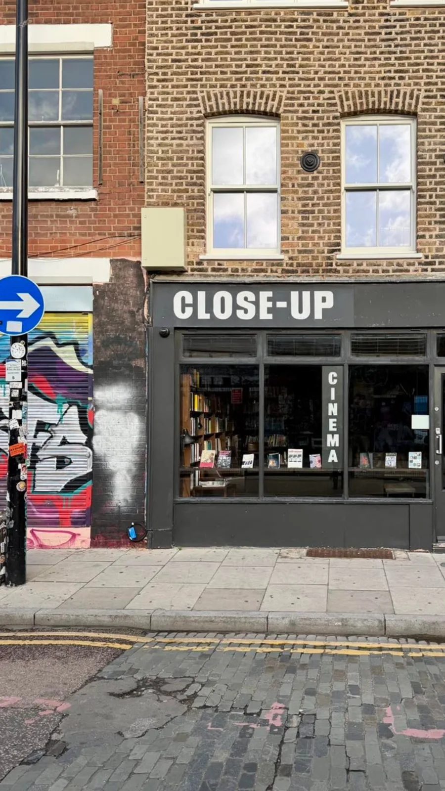 Coffee and Books Itinerary in London: Close-Up Cinema, Sclater Street